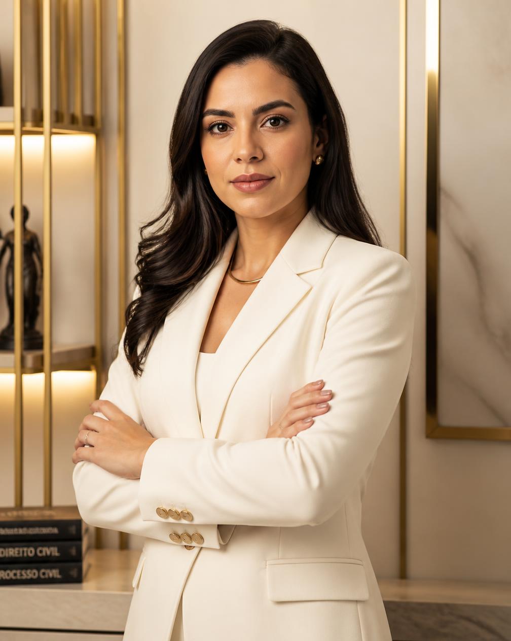 Retrato da advogada Gabriela Batista